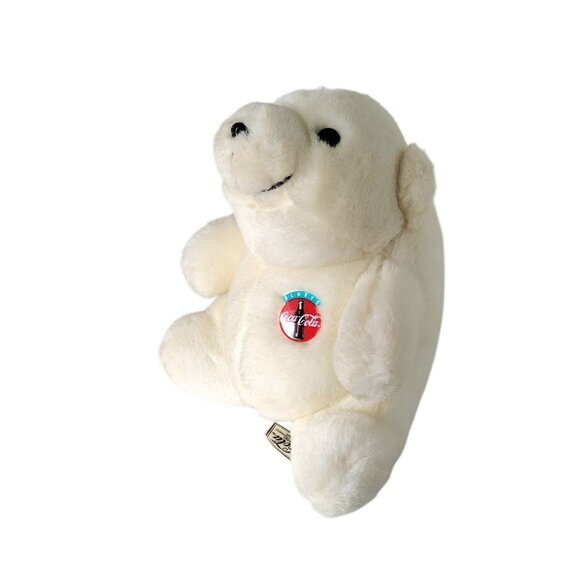 Vintage 1993 Coca-Cola 8" Plush Bear W/Tag - Picture 3 of 5